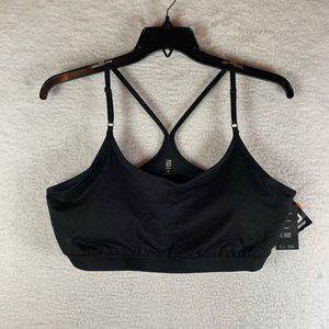 ID Ideology‎ Women's Low Impact Deep Black Sports Bra Plus Size 2X NWT 7605